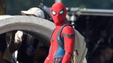 First look at Tom Holland as Spider-Man on set of 'Spider-Man: Homecoming'