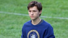 First look at Tom Holland as Peter Parker on 'Spider-Man: Homecoming' set