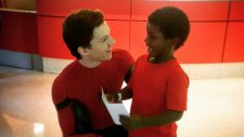 Tom Holland pays a visit to a children's hospital dressed as Spider-Man