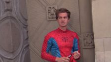 Andrew Garfield is Spider-Man again for Jimmy Kimmel Live skit