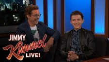 Robert Downey Jr. and Tom Holland talk ‘Spider-Man: Homecoming’ on Jimmy Kimmel Live